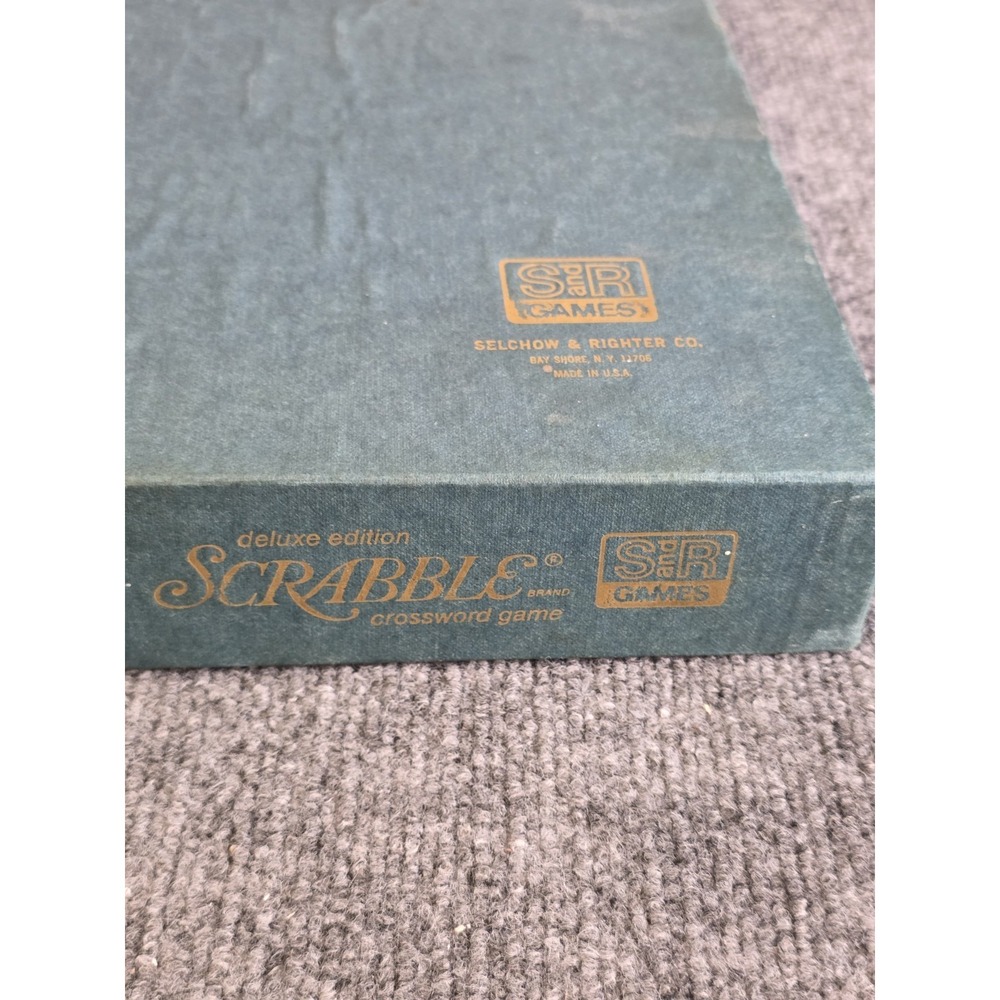 Scrabble Deluxe Edition Turntable Vintage 1977 Complete - Picture 4 of 16